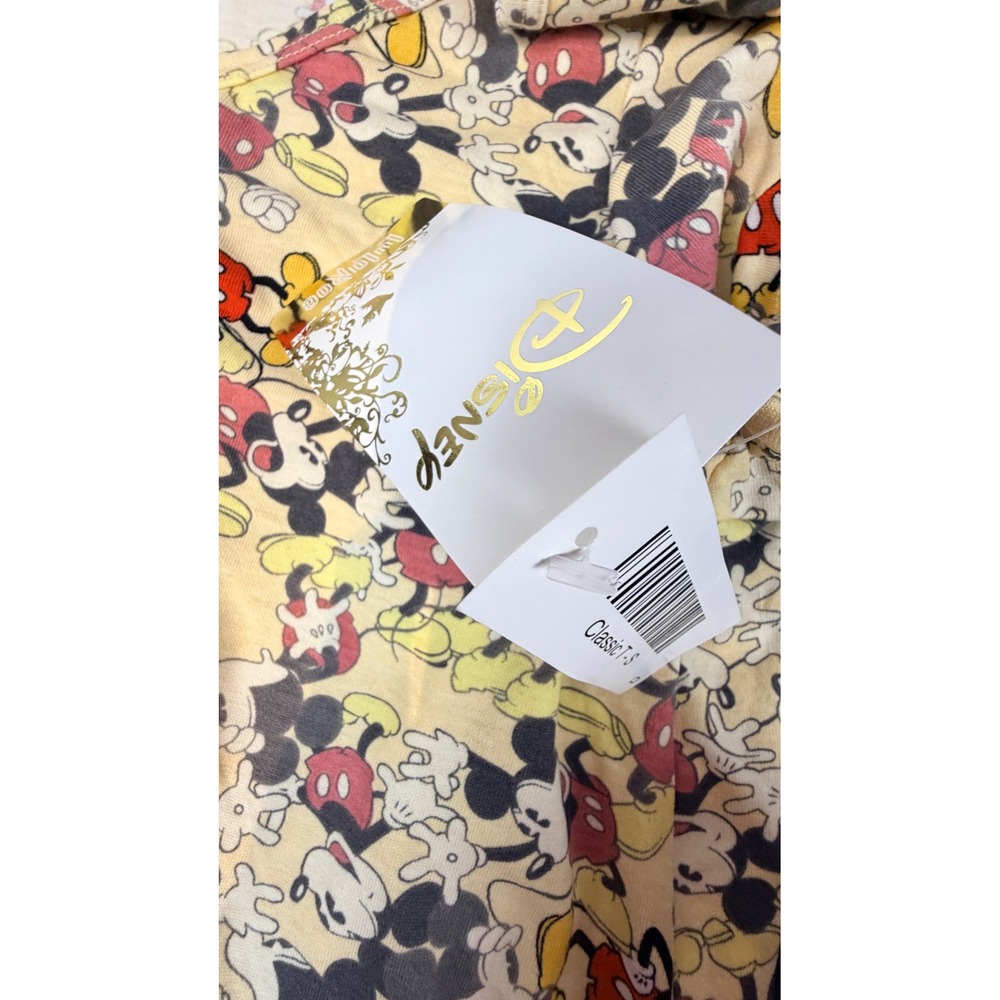 LuLaRoe Disney Mickey‎ Mouse Classic T Shirt Yellow Short Sleeve Small NWT - Picture 5 of 6